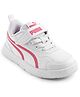PUMA Casual Shoes with Velcro Closure & Brand  Text Print - White