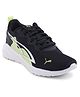 PUMA Lase Up Casual Shoes with Tape Print - Black