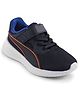 PUMA Casual Shoes with Velcro Closure & Brand Logo Print - Black