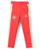 PUMA Cotton Knit Ankle Length Cut & Sew Track Pant - Red