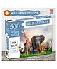 Hello Friends Wild Animals 500-Piece Jigsaw Puzzles for Kids and Childrens  Realistic illustration Challenging Brain Booster Gifts, Fun and Creative Fun Game - Ages 9+ (500 Pcs)