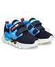 ABROS Play Big Text Designed Velcro Closure Shoes - Blue