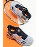 ABROS Play Big Text Designed Lace Up Shoes - Grey & Navy Blue