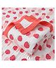 Baby Muslin Organic Cotton Super Soft Absorbent Muslin 6 Layer Blanket - STRAWBERRY