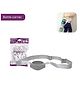 b.box Bottle Carrier with Adjustable Strap  Durable & Machine Washable Recycled Materials - Cool Grey