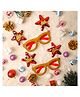 Voncasa Party Spectacles Set Of 2 Pcs -Golden Christmas Theme Party Glasses