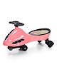 StarAndDaisy Kids Twister Ride on Swing/Push Car for Kids with Music, Light & 360 Steering - Safe, Durable, and Fun Wiggle Car for Toddlers & Children -Pink