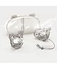 StarAndDaisy Soft Silicone Baby Pacifiers with Unique Shape to Support Psychological Breathing, Teether & Pacifier for Newborns.-White