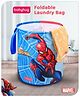 Babyhug Disney Foldable Laundry Bag with Handle Spider Man Theme - Blue