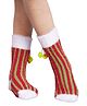 BHARATASYA Soft Striped Socks - White