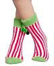 BHARATASYA Soft Striped Socks - Green