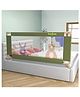 BAYBEE Baby Bed Rail Guard for Baby Toddlers Safety, Portable Kids Bed Rail Safeguard Fence with 28 Adjustable Height | Foldable Single Side Bed Protector for Newborn Baby (Dark Green, 180x80cm)