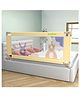 BAYBEE Bed Guards & Rails for Baby Safety, Adjustable 28 Height Foldable Bed Rail Guard for Toddlers, Portable Single Side Bed Protector for Newborn Baby (Beige, 180x80cm)