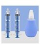 The Cheeky Kidzz Baby Pressure Nasal Syringe Nose Suction With Nasal Aspirator For Babies BPA Free (Blue)