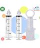 The Cheeky Kidzz Baby Pressure Nasal Syringe Nose Suction With Dispenser Needle Feeder Medicine Dropper Teether BPA Free For Babies (White)