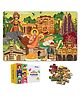 The Puzzl Co - Karnataka Jigsaw Puzzle for Kids 6 Years & Up, 100-Piece City Puzzle with Frame, Compact & Travel-Friendly, Educational Puzzle to Learn Karnataka's Culture, Monuments & Food