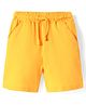 Kookie Kids 240GSM Terry Shorts With HD Print & Drawcord - Yellow