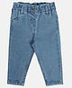 MINI KLUB Cotton Denim Solid Jeans - Dark Blue