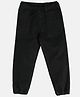 MINI KLUB Cotton Denim Solid Pant - Black