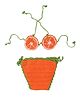 MOMISY Bra with Diaper, Baby Photography Props Costume, Orange Green