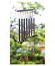 Paradigm Pictures Wind Chimes for Home Positive Energy for Balcony Bedroom (Black 12 Pipe)
