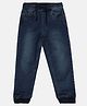 MINI KLUB Cotton Solid Denim Jeans - Blue
