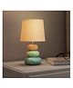 Magik Lighting Atmosfera Ceramic Table Lamp E14 CANTALOUPE