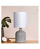 Magik Lighting Moroccan Mist Table Lamp Grey E14