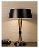 Magik Lighting Show Stopper Table Lamp Brass + Black E27