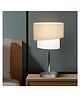 Magik Lighting Stellar Lady Table Lamp Grey + Off White E27