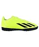 Adidas Kids Lace Up  Sports Shoes with Tape Detailing - Neon Green & Black