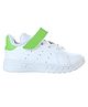 Adidas Kids Velcro Closure Sport Shoes - White & Yellow