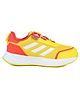 Adidas Kids Velcro Closure Sports Shoes with  Tape Detailing - Yellow & Red