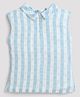 Tiny Girl Sleeveless Striped Top - Blue