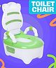 Ehomekart Potty Training Toilet Seat - Comfortable Toddler Potty - Ergonomic and Portable Toilet for Kids - Easy to Clean Potty Seat for Toddlers and Babies Toilet Training - Green