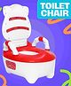 Ehomekart Potty Training Toilet Seat - Comfortable Toddler Potty - Ergonomic and Portable Toilet for Kids - Easy to Clean Potty Seat for Toddlers and Babies Toilet Training - Red