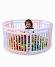 Ehomekart Playpen, Ball Pool, Baby Safety Play Yard - Kids Safety Activity Play Center - Safety Play Pool Play Pens for Babies Blue
