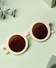 Kicks & Crawl Solid Round Sunglasses - Beige