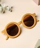 Kicks & Crawl Solid Round Sunglasses - Yellow