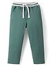 Babyhug Twill Woven Full Length Solid Color Cut & Sew Trouser with Stretch - Mint