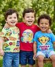 Babyhug Disney Single Jersey Knit Half Sleeves T-Shirts With Simba Graphics Pack of 3 - Blue Red & Light Green