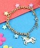 Asthetika Unicorn & Stars Designed Bracelet - Pink & Purple
