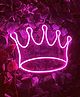 The Eurotex Crown Neon Signs Led Crown Neon Light Large Wall Hanging Lights Art Decor Neon Lights for Bedroom Kid Room Shop Apartment Dorm Birthday Party Wedding