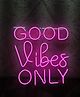 The Eurotex Good Vibes Only Neon Sign for Wall Decor, Remote Timing Control LED Good Vibes Only Sign Light for Bedroom Home Bar Bachelorette Party Wedding Christmas Gifts