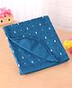 Simply Interlock Knit Nautical Theme Printd Bath Towel L 80 x B 80 cm -Blue