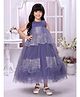 Tiny Kingdom Sleeveless Sequin Embellished Gown - Violet