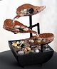 The Artment Emerald Leaf Fountain Home Decor, Living Room, Indoor Fountain - Black (Pack of 1)