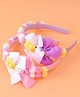 Babyhug Free Size Hair Bands With Bow Applique - Multicolor