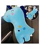 Ortis Unicorn Car Seat Belt Travel Pillow for Kids - Blue