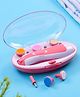 Baby Electric Nail Trimmer with 6 attachment and LED Light - Pink